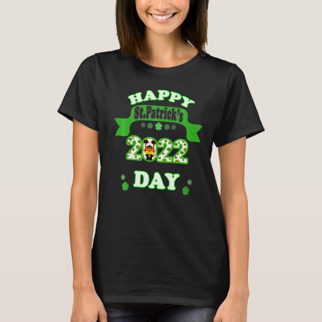 Happy Saint Patrick's Day T-Shirt (Vorderseite)
