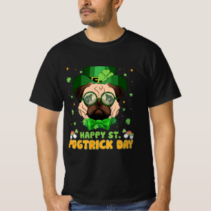 Happy Saint Pugtrick Day - Fun St Patrick Day Mops T-Shirt