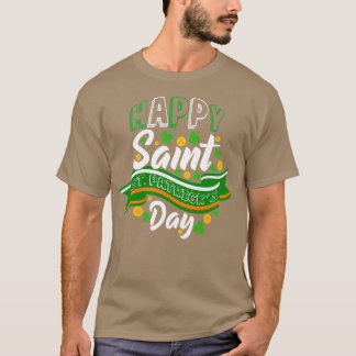 Happy Saint St Patricks Day Lucky Kleeblatt Clover T-Shirt