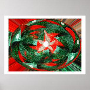Happy Saison Weihnachten Kunst Poster