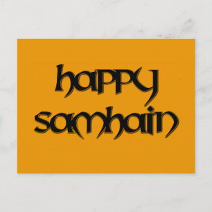 Happy Samhain Postcard Postkarte