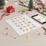 Happy Santa Christmas Sticker Collection<br><div class="desc">Unsere Weihnachtsaufkleber aus der Happy Weihnachtsmannschaft haben den Weihnachtsmann in seinem symbolträchtigen roten Anzug. Jeder Aufkleber erzählt eine Geschichte, vom Weihnachtsgeschenk bis hin zum Schlittenfahren. Aus hochwertigen Materialien gefertigt, können diese Aufkleber auf verschiedenen Dekorationsoberflächen aufgetragen werden. Feiern Sie die Saison mit diesen Aufklebern und ließ die Anwesenheit des Weihnachtsmannes füllen...</div>