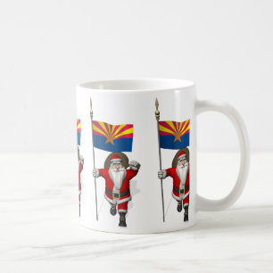 Happy Santa Claus auf dem Weg nach Arizona Kaffeetasse