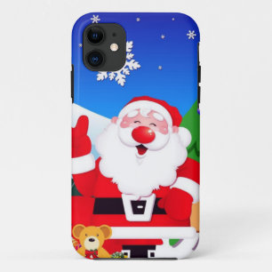 Happy Santa Claus Cartoon Case-Mate iPhone Hülle