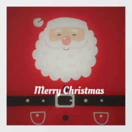 Happy Santa Claus Fensteraufkleber