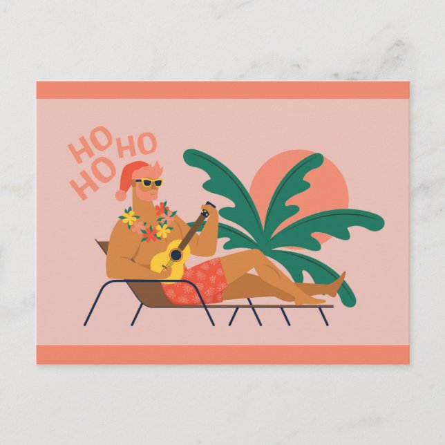 Happy Santa Claus Postkarte (Vorderseite)