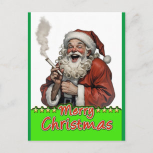 Happy Santa Claus Postkarte