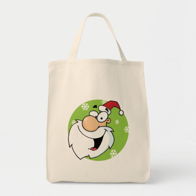 Happy Santa Clause T-Shirts and Ohrs Tragetasche (Vorne)