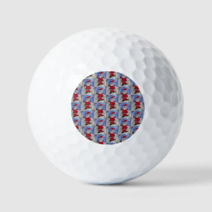 Happy Santa Golfball