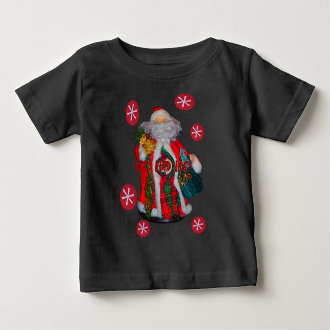 Happy Santa Hohabo Grußgrafik desi Baby T-shirt (Vorderseite)
