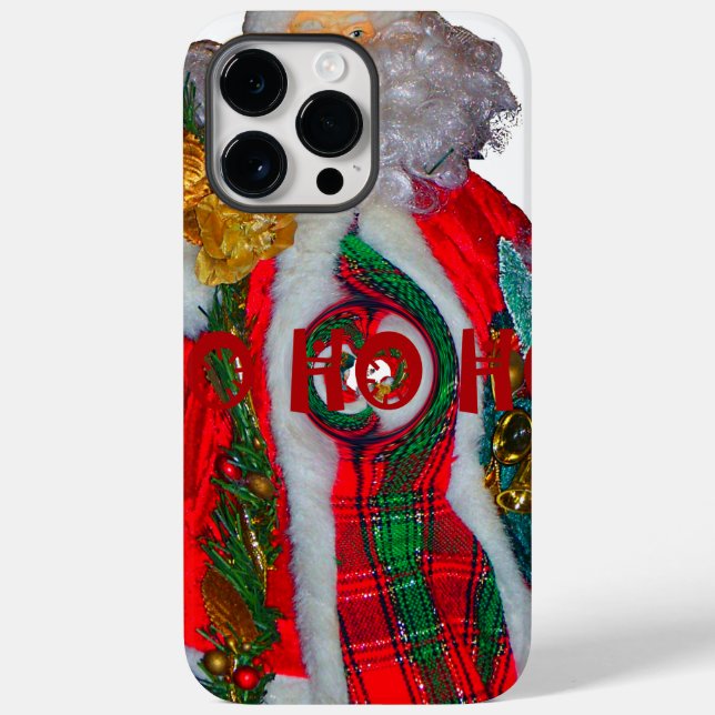 Happy Santa Hohabo Grußgrafik desi Case-Mate iPhone Hülle (Rückseite)