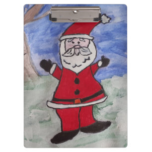Happy Santa Klemmbrett