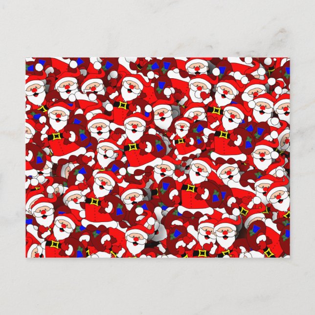 Happy Santa Postkarte (Vorderseite)