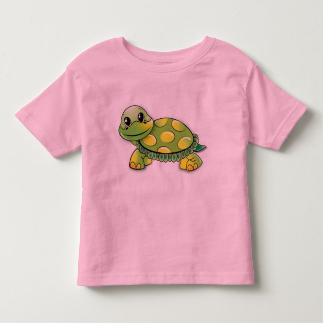 Happy Schildkröte Kleinkind T-shirt (Vorderseite)