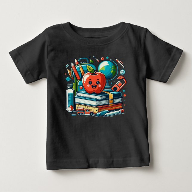 Happy School Days: Back to School Essentials Baby T-shirt (Vorderseite)