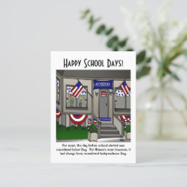 Happy School Days Postcard Postkarte