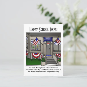 Happy School Days Postcard Postkarte