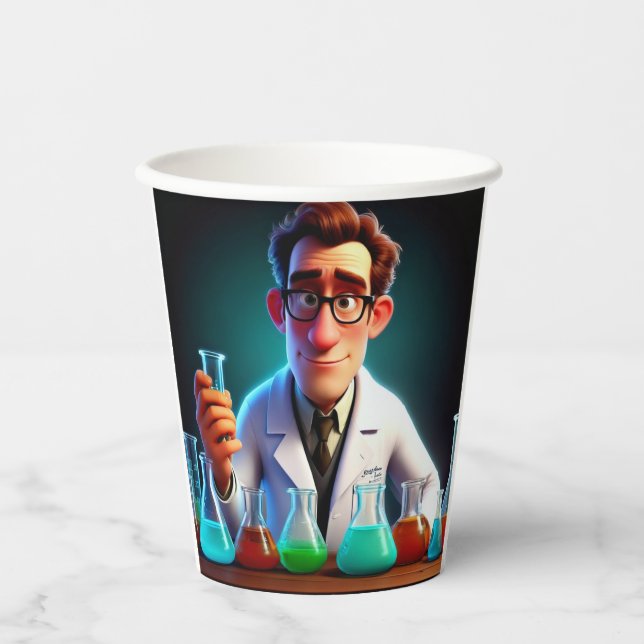 Happy Scientist Pappbecher (Vorderseite)