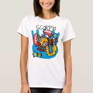 Happy Scorpio Scorpion mit Star T-Shirt