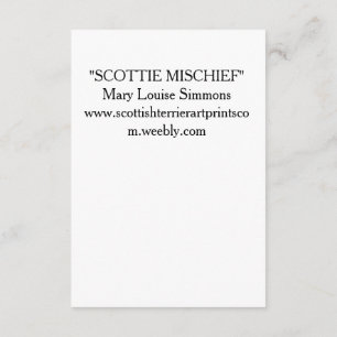 HAPPY SCOTTIE BIRTHDAY KARTE