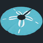 Happy Seashore | Beach Sand Dollar Weihnachten Polyester Weihnachtsbaumdecke<br><div class="desc">Der Weihnachtsbaumrock am Strand zeichnet sich durch ein türkisfarbenes tropisches und weißes Sand-Dollar-Muscheldesign aus. Ideal für Strand- und Meeresliebhaber und für die Weihnachtsdekoration an der Küste. Original-Kunstwerk KL Stock.</div>