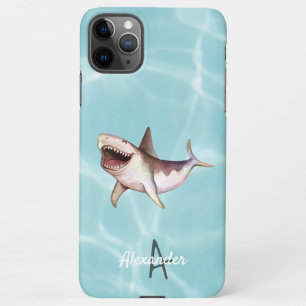 Happy SHARK Ocean Life Personalisiertes Budget iPhone 11Pro Max Hülle
