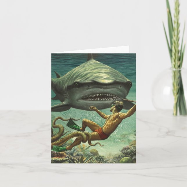 Happy Shark Week Karte (Vorderseite)