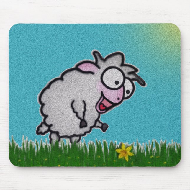 Happy Sheep Mousepad (Vorne)