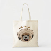 Happy Shih Tzu Dog Lover I Woof You Paws