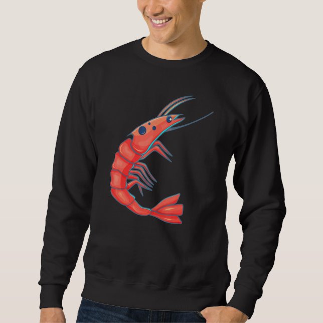 Happy Shrimp Sweatshirt (Vorderseite)