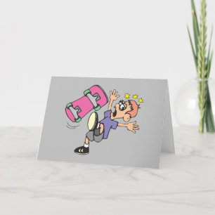 Happy Skateboard Geburtstagkarte Karte
