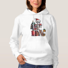Happy Skeleton Christmas Hoodie