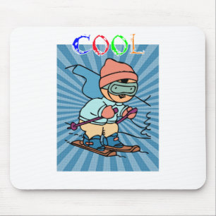 Happy Skiing Season Skigebiet Schneesportsport Mousepad