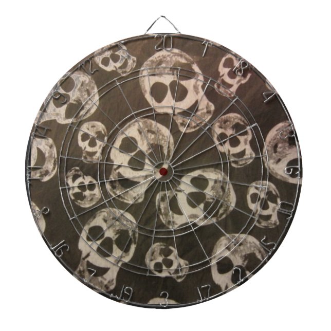 Happy Skulls Dartscheibe (vorne)