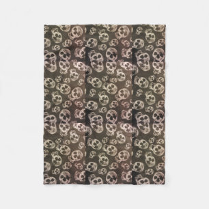 Happy Skulls Fleecedecke