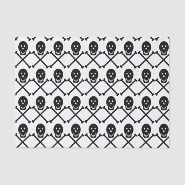 Happy Skulls Krebse 2 Gewebepapier Seidenpapier (Vorderseite)