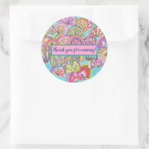 Happy Slice Sticker Labels