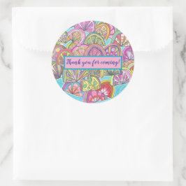 Happy Slice Sticker Labels