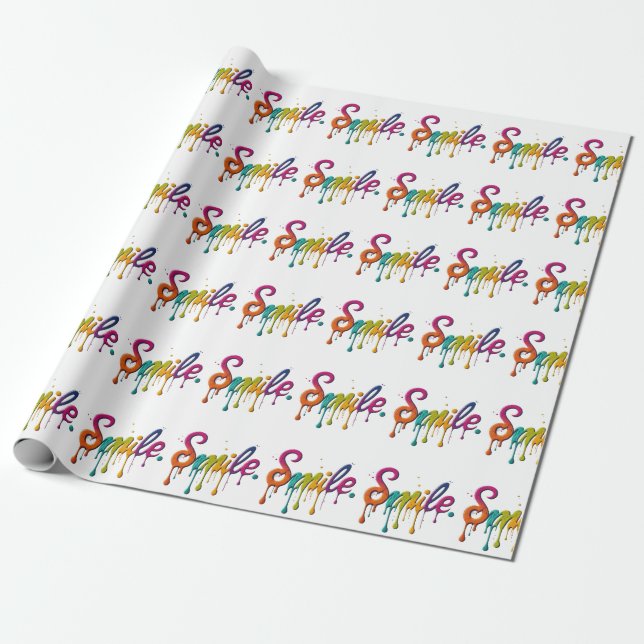 Happy Smile Geschenkpapier (Ungerollt)
