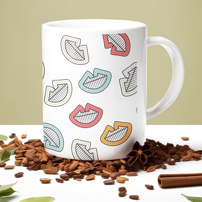 Happy Smile Lips Kaffeetasse (mugs and cups)