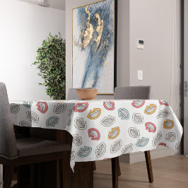 Happy Smile Lips Tischdecke