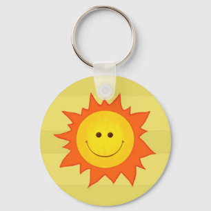 Happy Smilly Sun Schlüsselanhänger