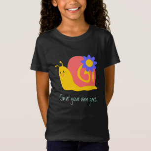 Happy snails niedliche Schnecken nach eigenem Temp T-Shirt