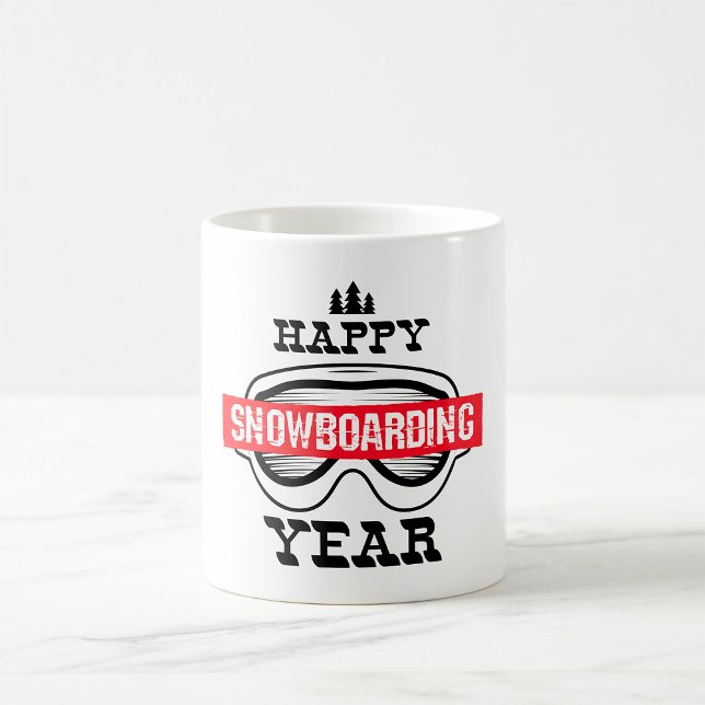 Happy Snowboarding Year Kaffeetasse (Von Creator hochgeladen)