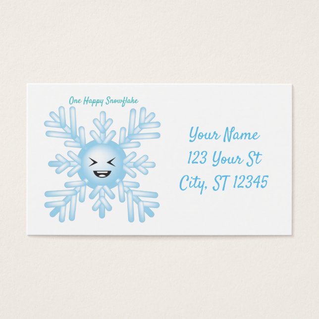 Happy Snowflake Emoticon Thunder_Cove (Vorderseite)