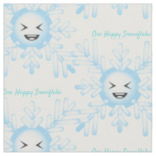 Happy Snowflake Emoticon Thunder_Cove Stoff