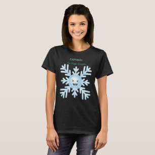 Happy Snowflake Emoticon Thunder_Cove T-Shirt