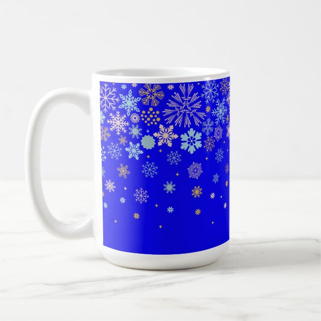 Happy Snowflake Grenze Kaffeetasse (Links)