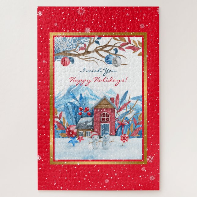 Happy Snowman Customize (Vertikal)