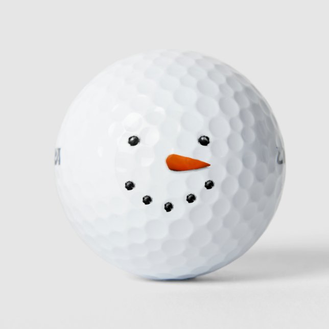 Happy Snowman Golfball (Vorderseite)